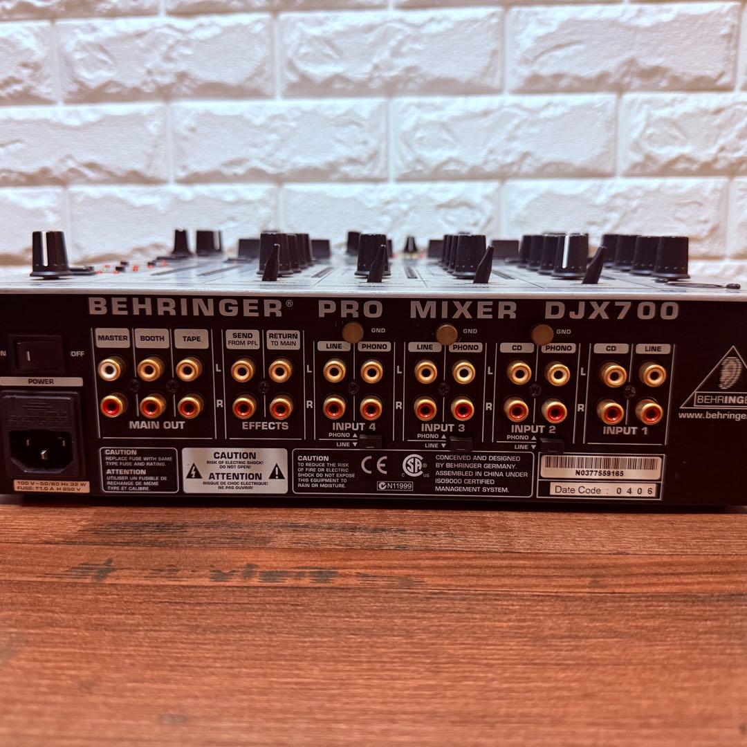 BEHRINGER DJX700 べリンガー 5チャンネルDJミキサー