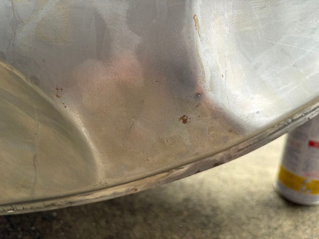 HONDA CBR250R MC19ハリケーン 純正タンク塗装用 錆び取り済み