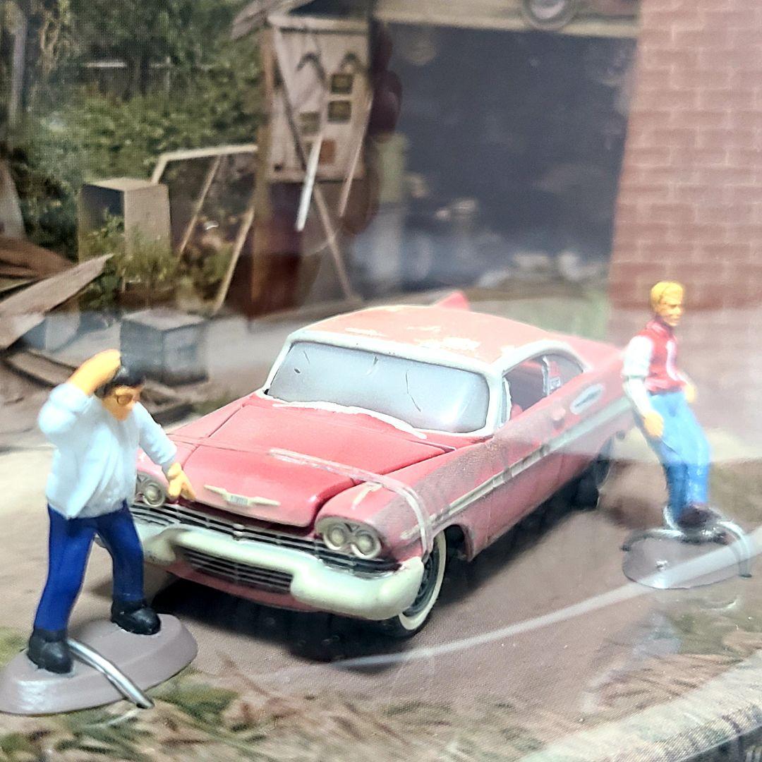 ジョニーライトニング　映画クリスティーン　ジオラマパッケージ　1/64