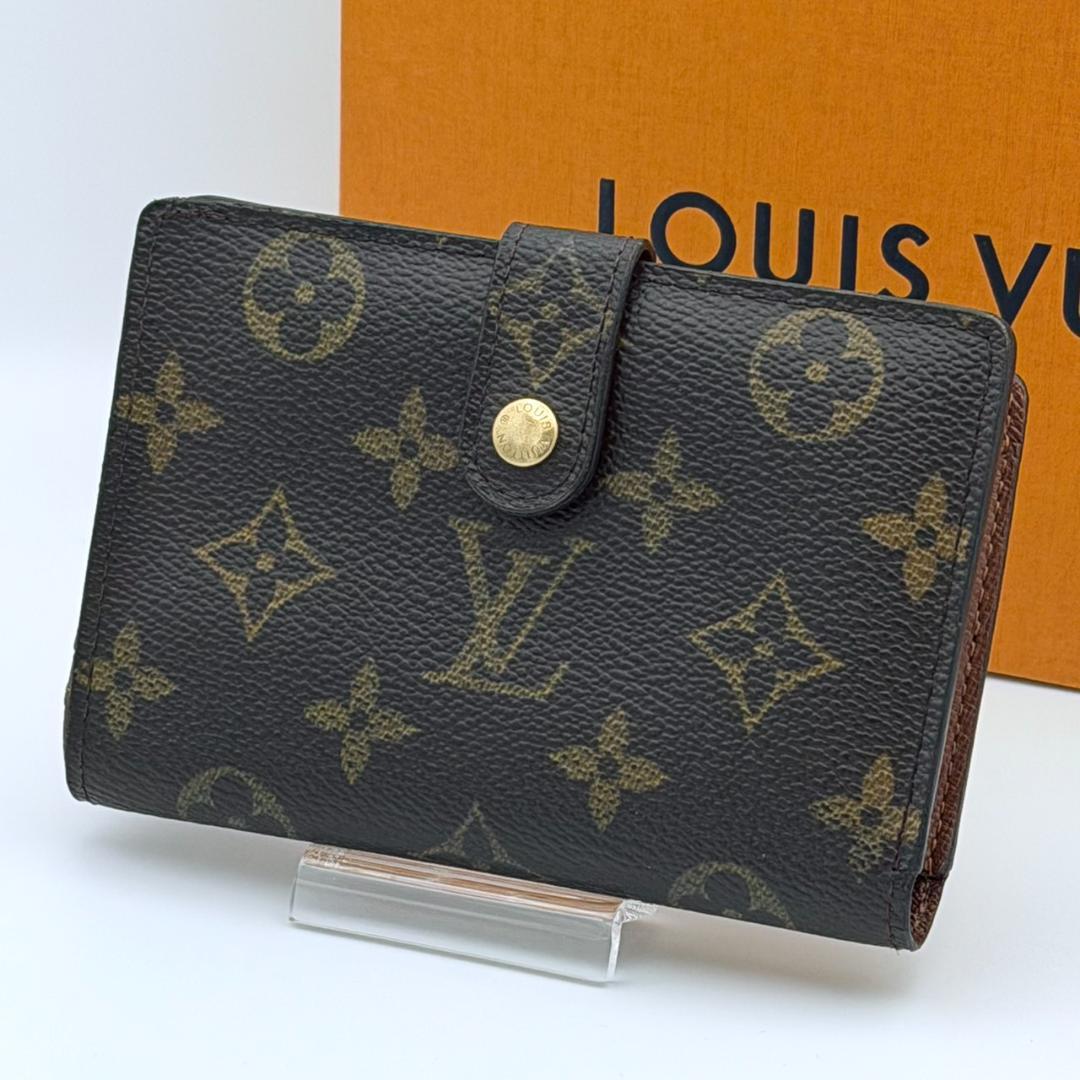 にゃおみん　モノグラム ポルトモネ ヴィエノワ 二つ折り財布 がま口