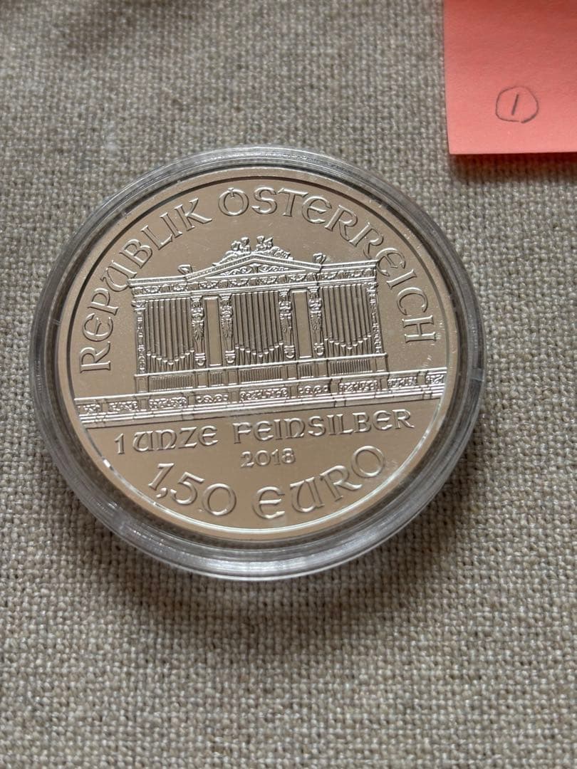 ウィーン・フィルハーモニー 1オンス銀貨 2018年