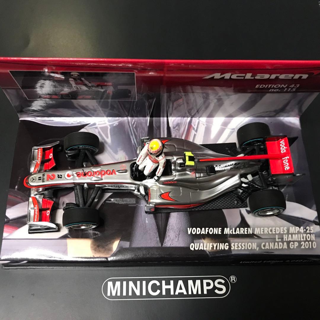 ミニチャンプス マクラーレン・メルセデス MP4-25 ルイス・ハミルトン 予選