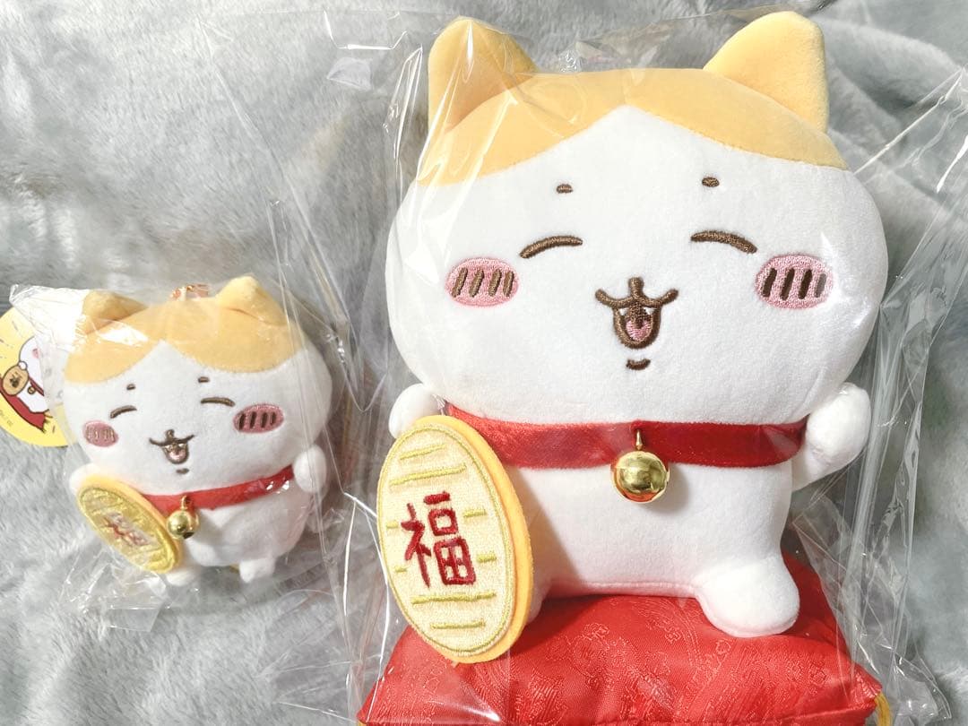 ちいかわ 招福！ハチワレ マスコット ぬいぐるみ 正規品