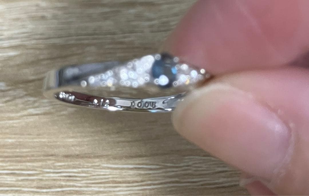 【きなこ】アレキサンドライト 天然クリソベリル リング 指輪