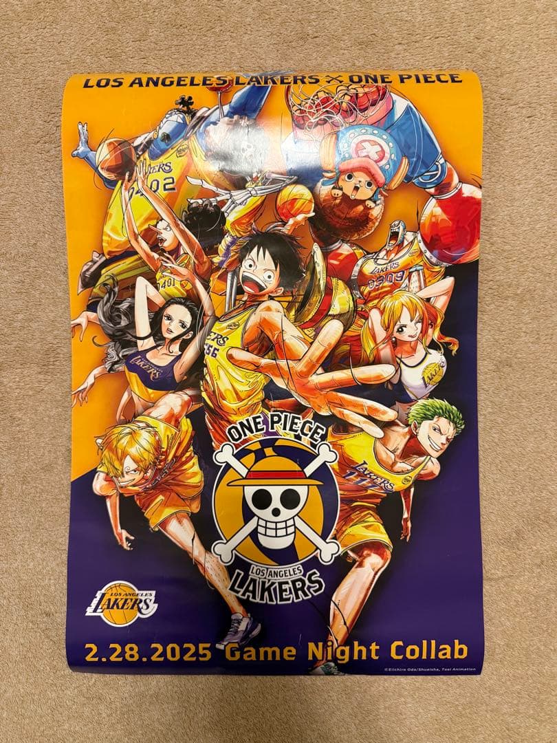 【非売品】ONE PIECE × LAKERS コラボ Tシャツ 未使用