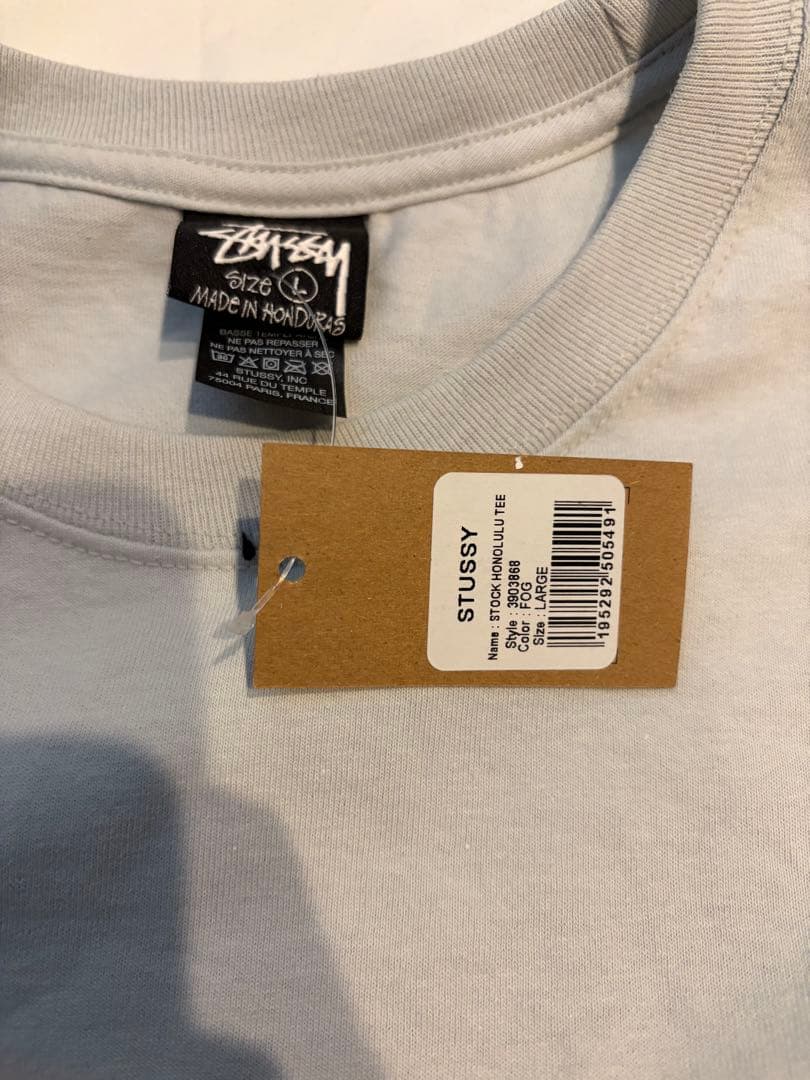 【タグ付新品】STUSSY ハワイ限定Tシャツ FOG L