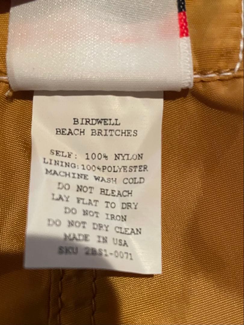 新品未使用USA製バードウェルBIRDWELLBOARDSHORTSW33
