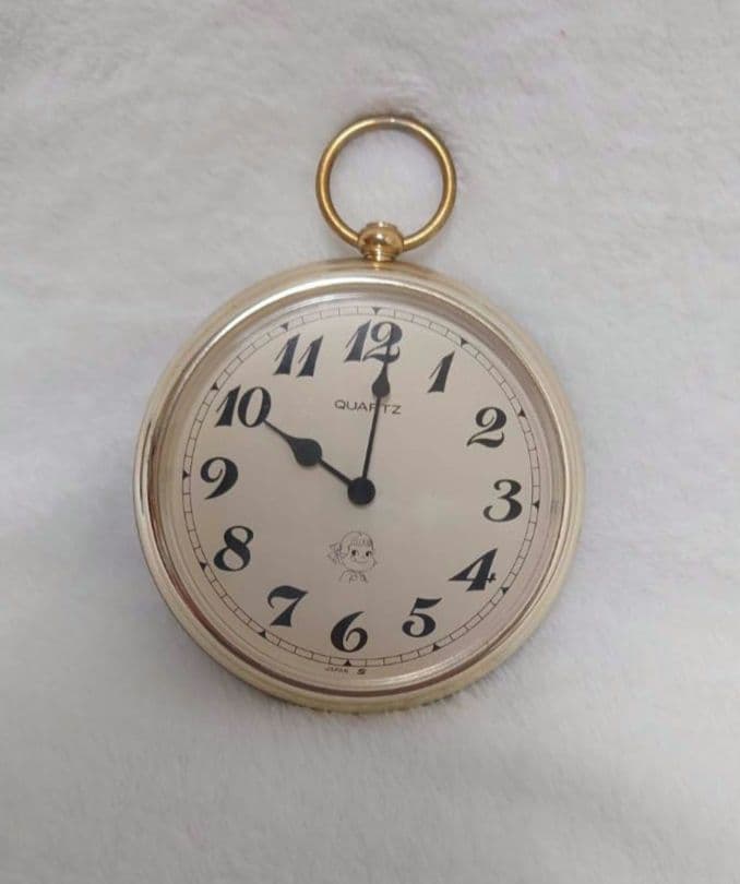 不二家 ペコちゃん ウォッチングペコちゃん 懐中時計 人形 フィギュア