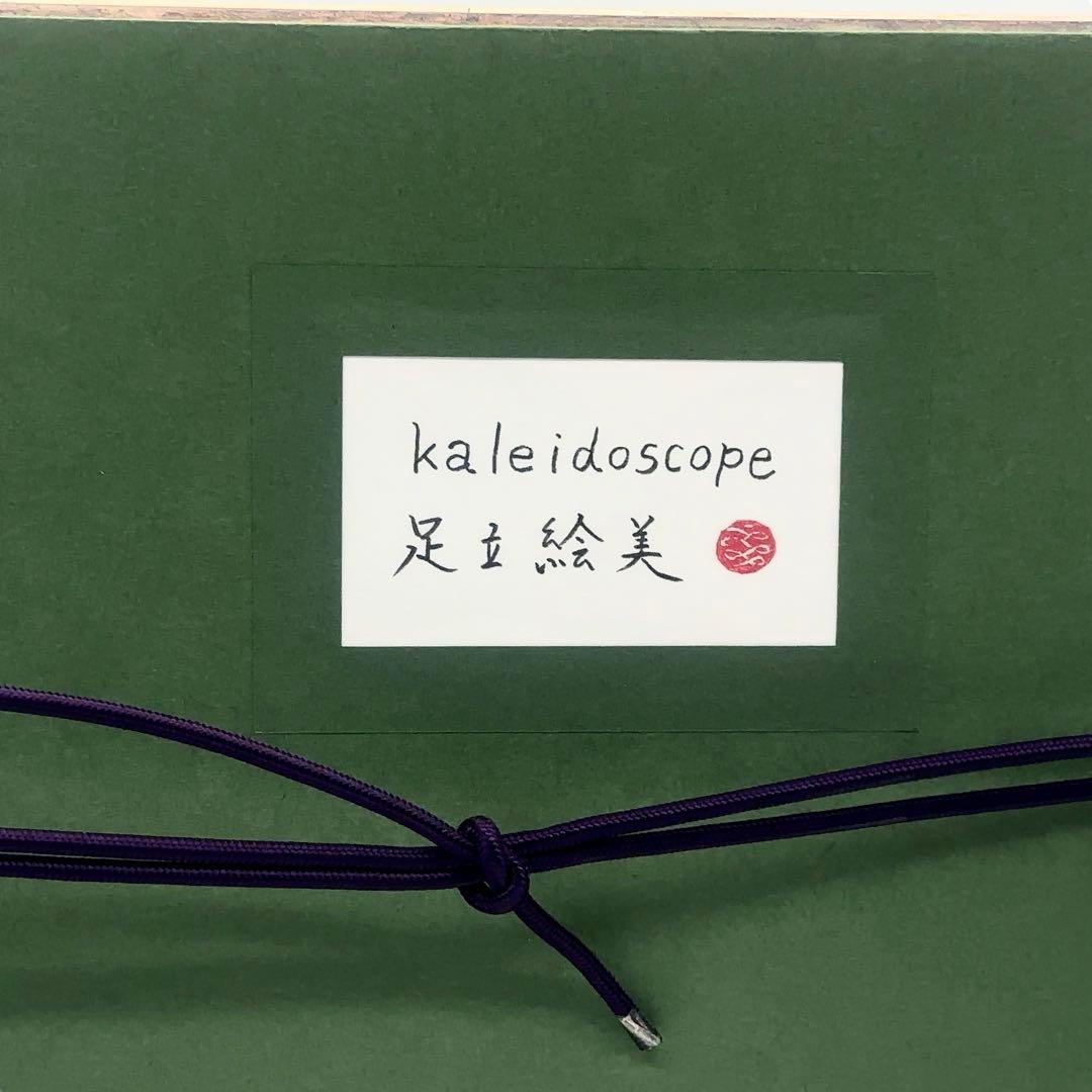 【個人蔵保管品】足立絵美『kaleidoscope』ポポトピア 肉筆画 真作保証