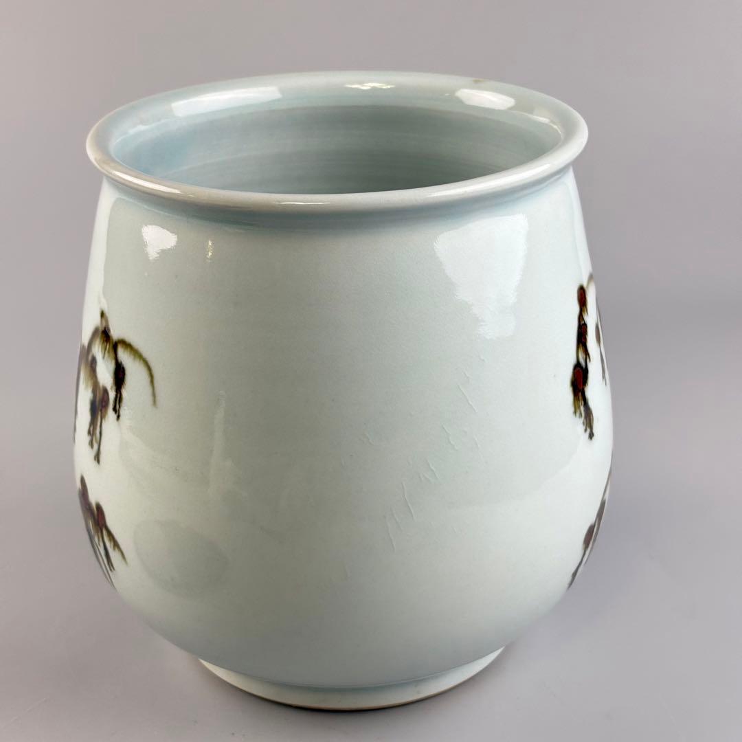 韓国　人間国宝 池順鐸作 白磁 水指 高麗 茶道具