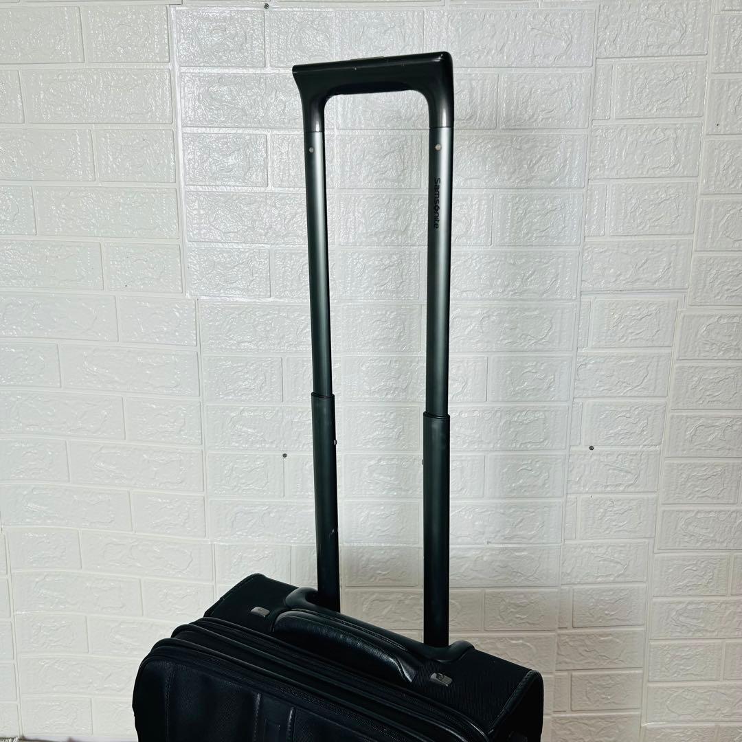 サムソナイト キャリーケース 機内持込可 TSAロック付 2輪 ブラック