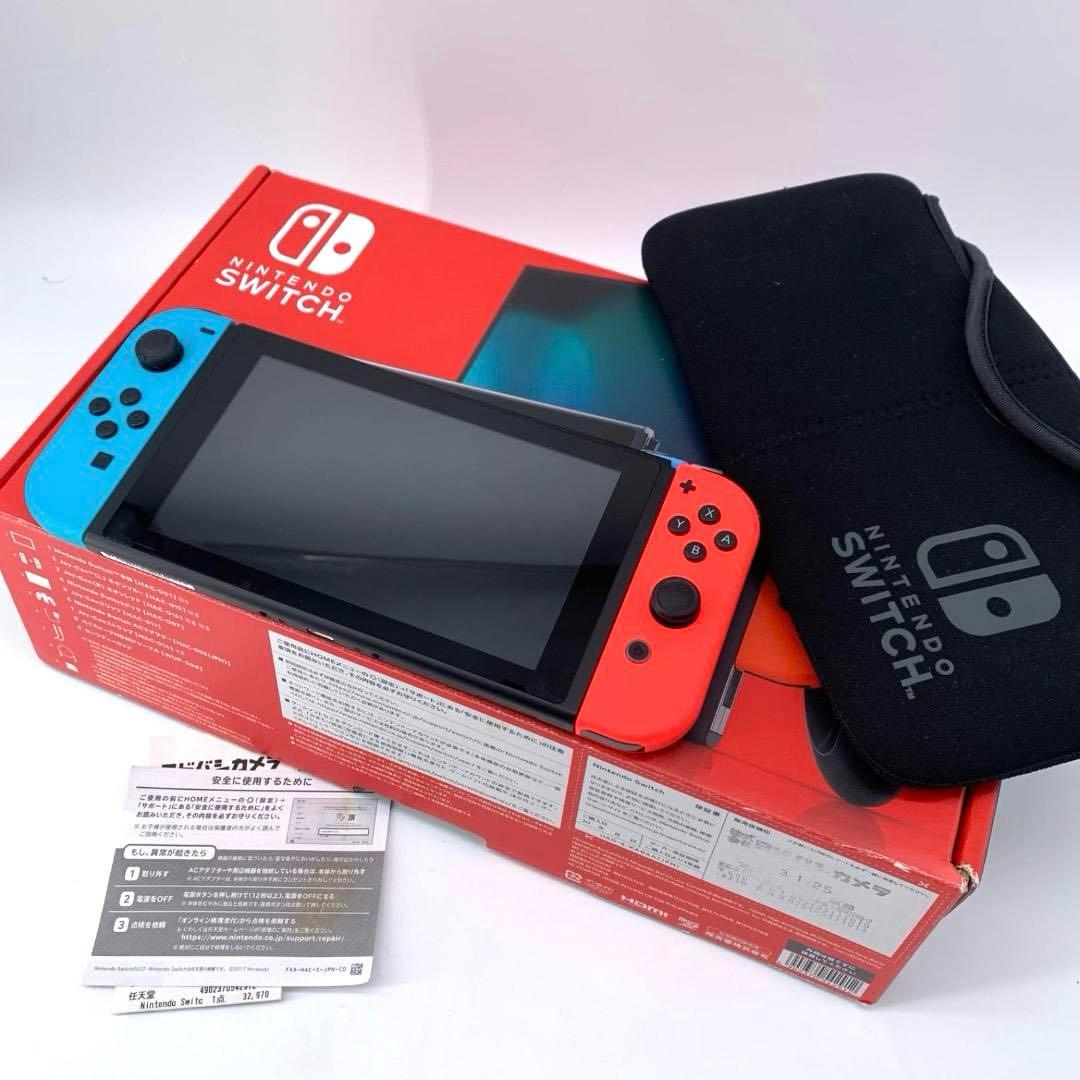 15024✨動作品!!Nintendo Switch ネオンブルー/ネオンレッド