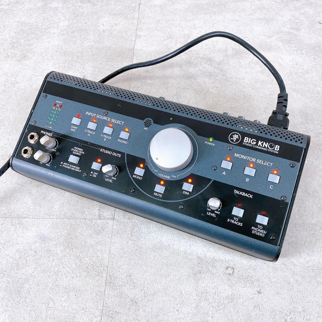 MACKIE BIG KNOBオーディオインターフェイス モニターコントローラー