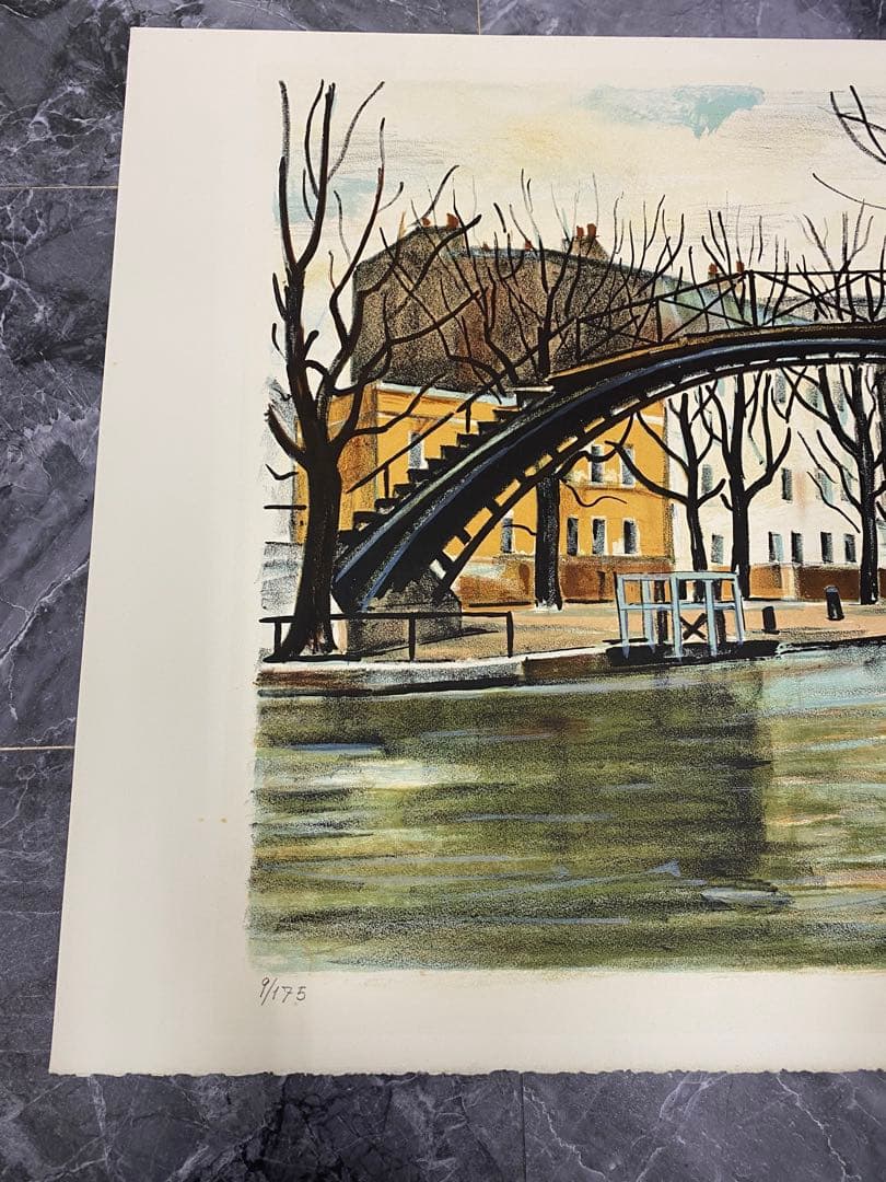 【希少】5枚セット　セーヌ川に沿ってリトグラフ