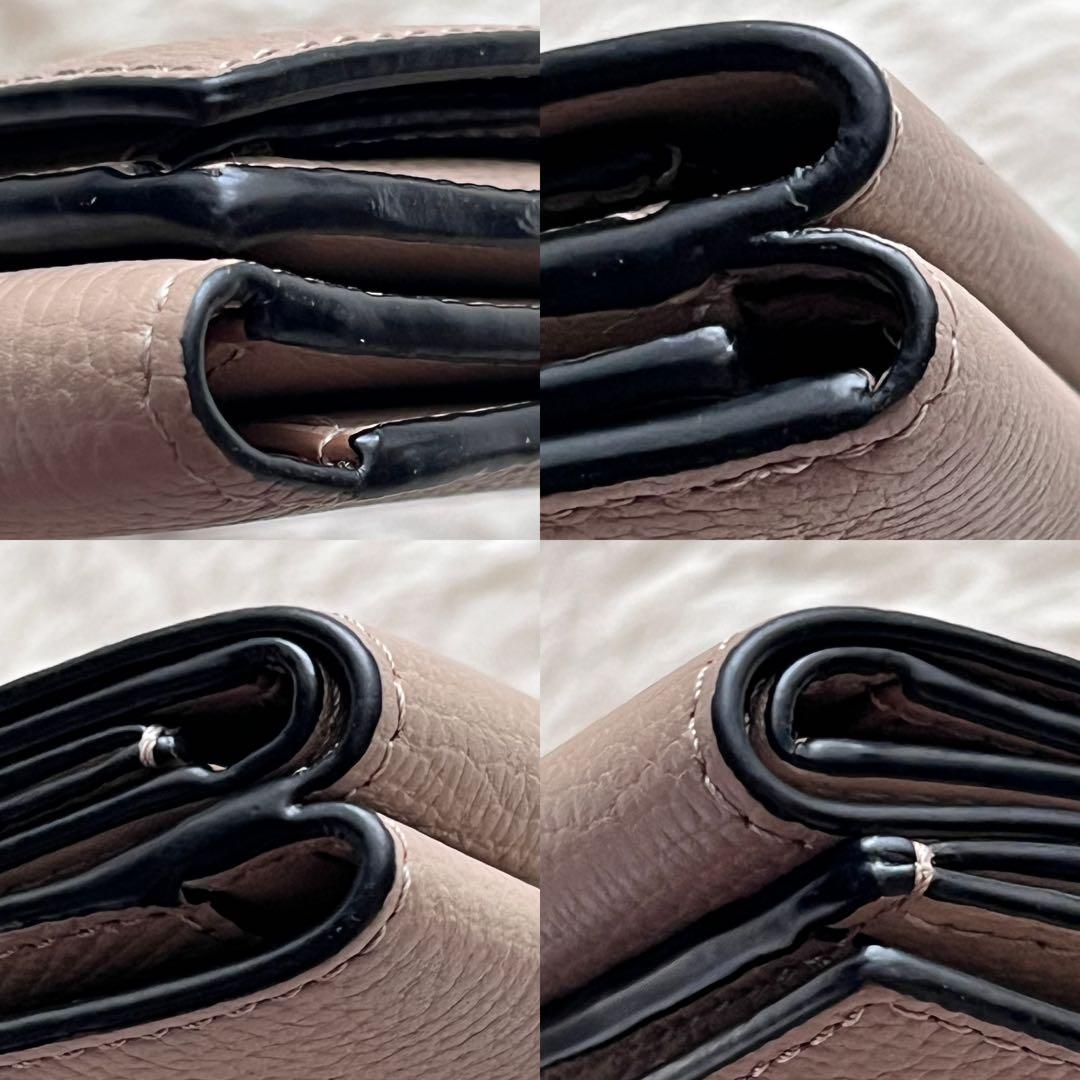 LOEWE アナグラム トライフォールドウォレット 三つ折り 財布 コンパクト