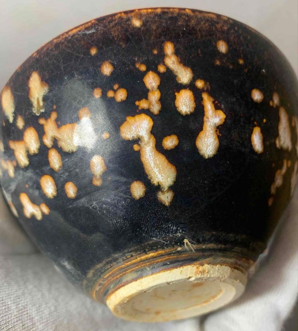 中国 花鳥紋茶碗　f2250216