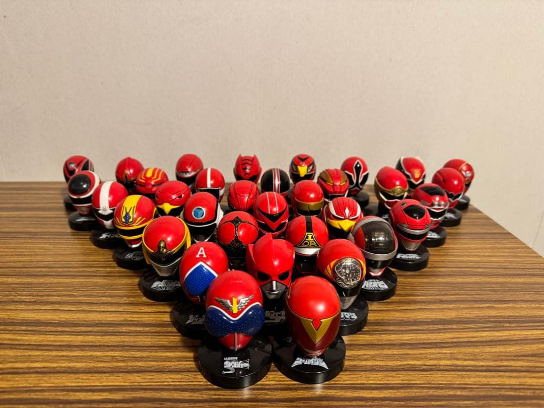 スーパー戦隊マスクコレクション〜赤の伝説〜35点セット