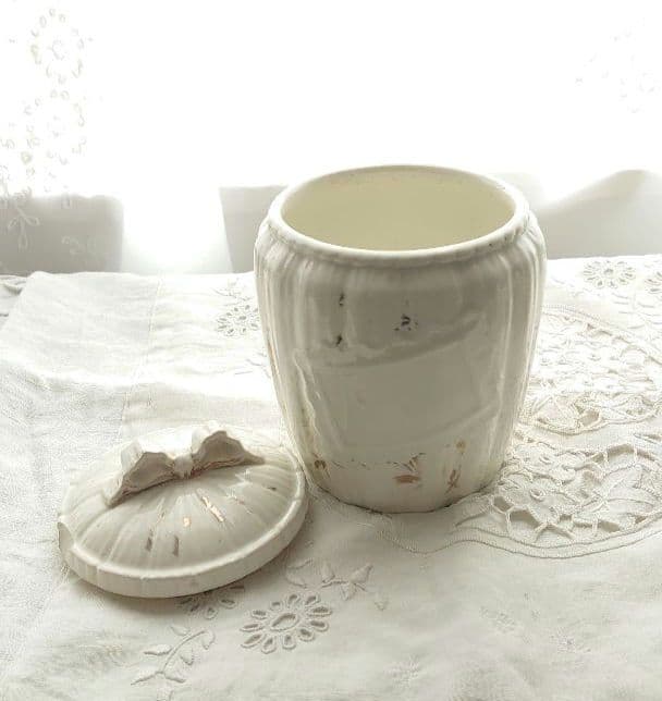 アンティーク リボンキャニスターセット