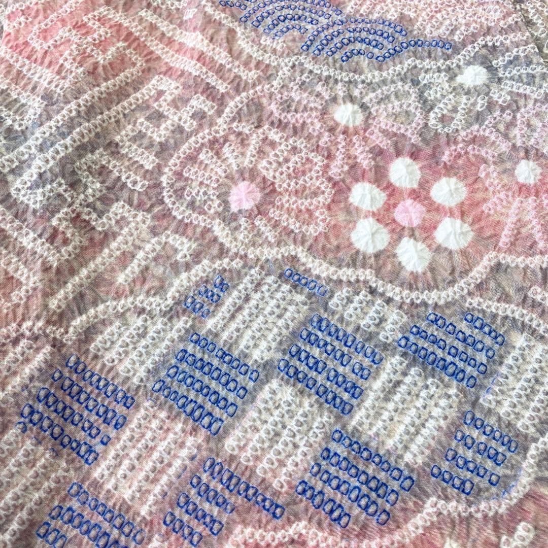 ★ ちぃです★ 古典文様　有松絞り　絞り染め　絞り浴衣　総絞り　NO3