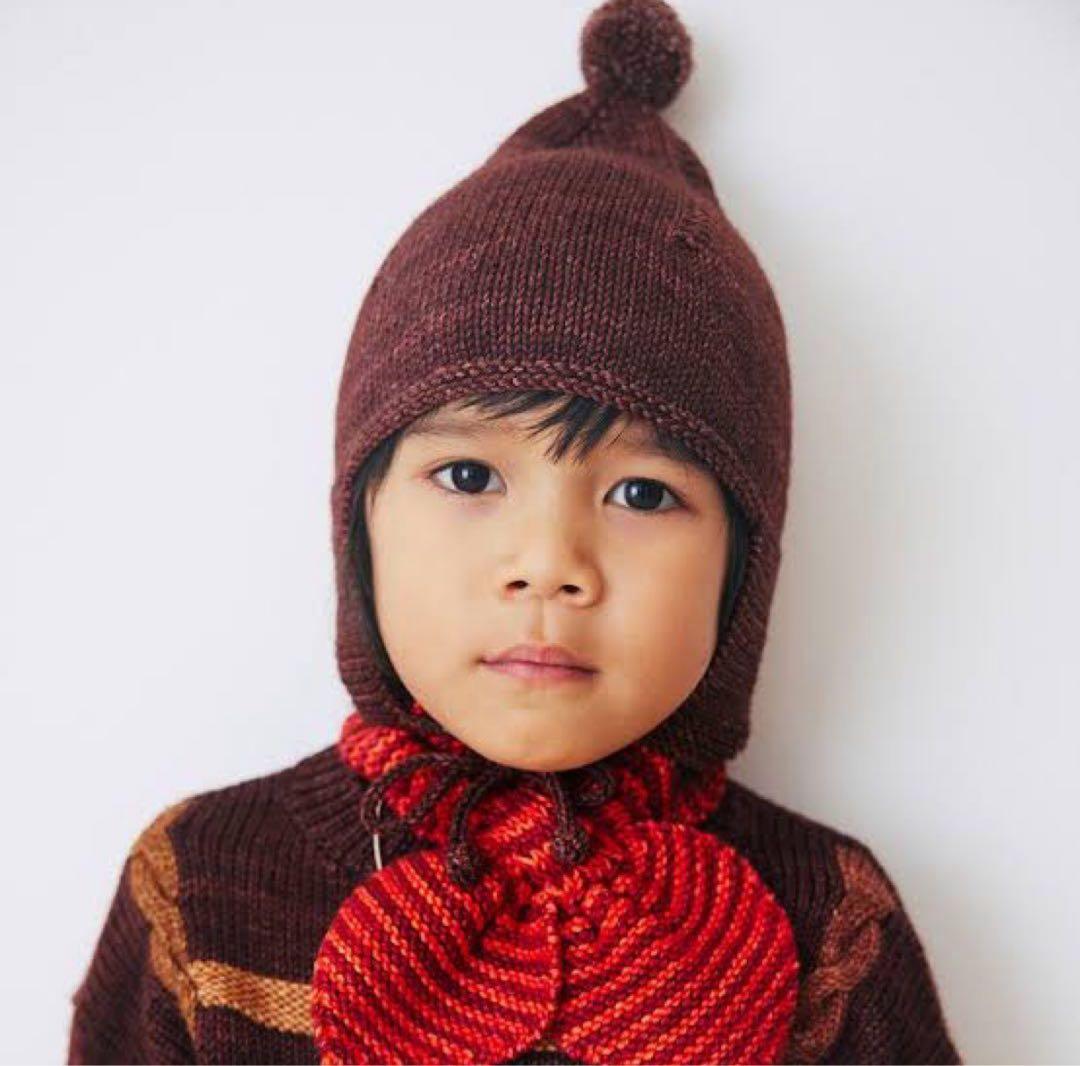 新品未使用Misha&Puff Pointy peak hat fig 4-8y