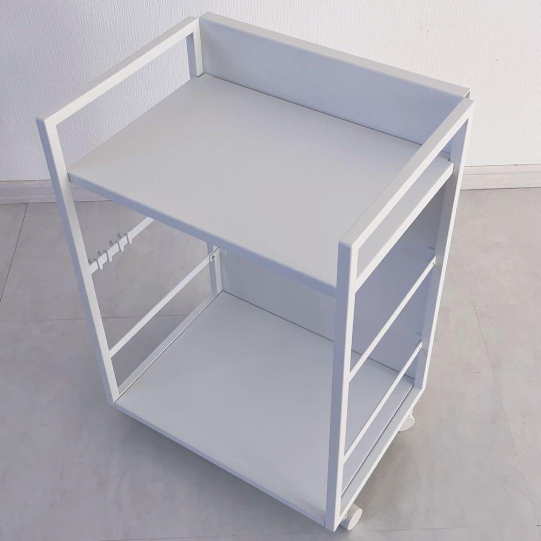 新品　目隠しワゴン タワー 山崎実業 tower キャスター付き ワゴン