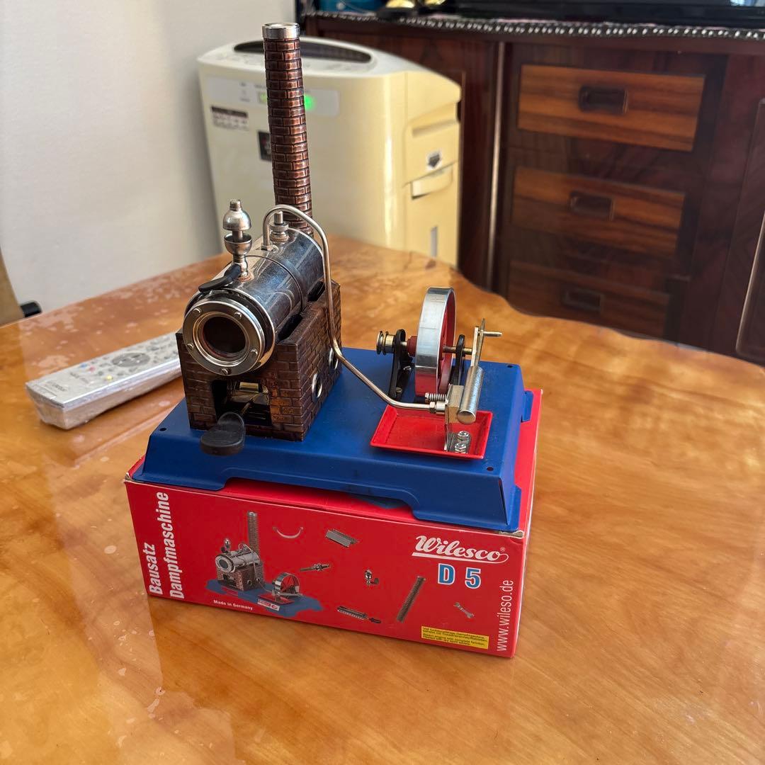 Wilescoヴィレスコ D8スチーム エンジン蒸気 模型 元箱 付