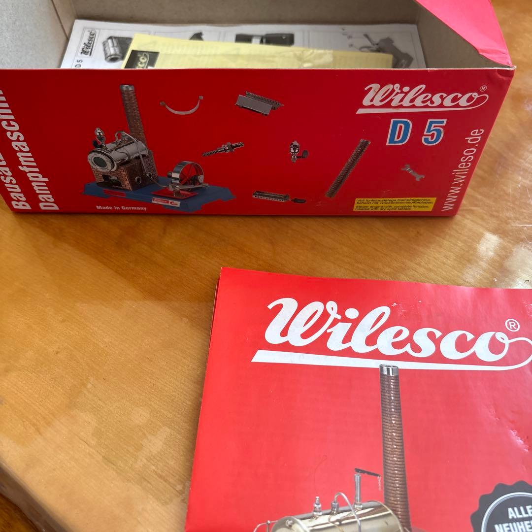 Wilescoヴィレスコ D8スチーム エンジン蒸気 模型 元箱 付