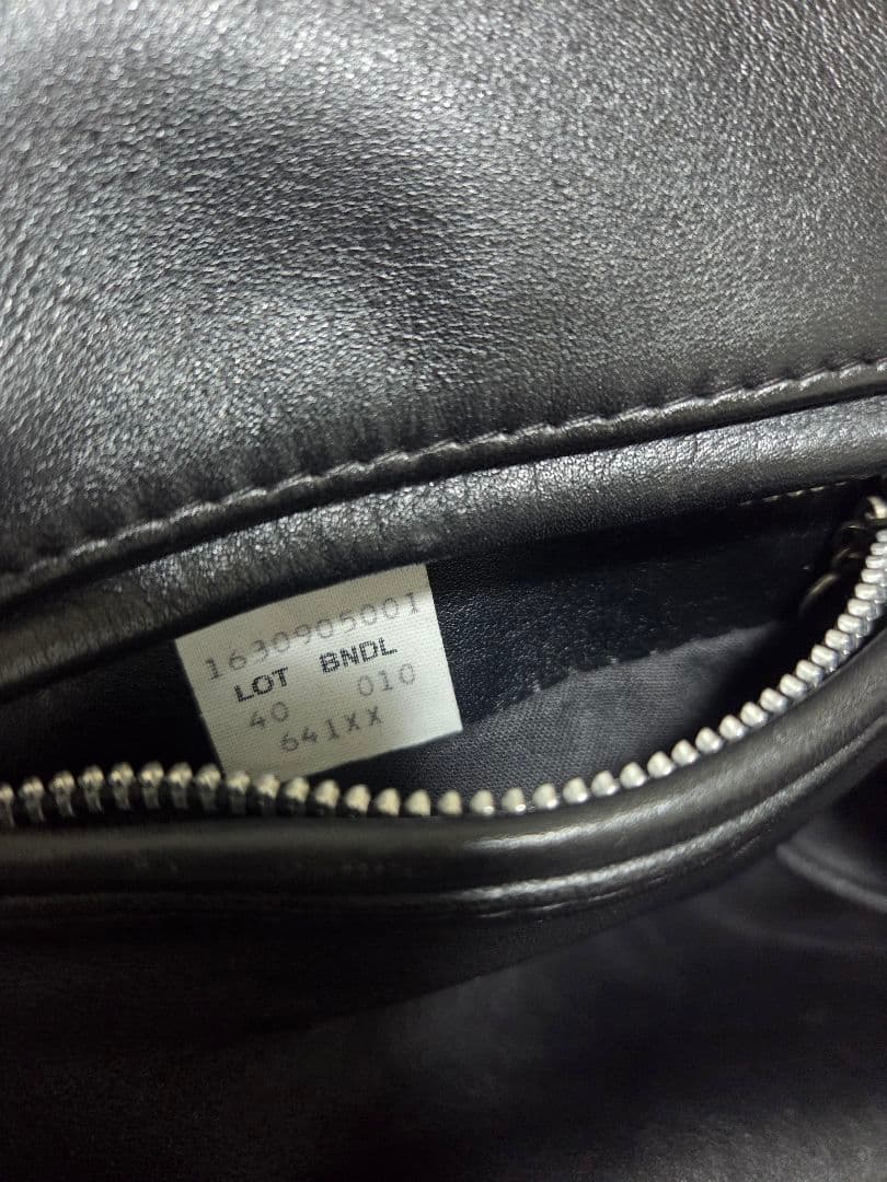 【未使用級】Schott 641XX レザージャケット ブラック 40 牛革