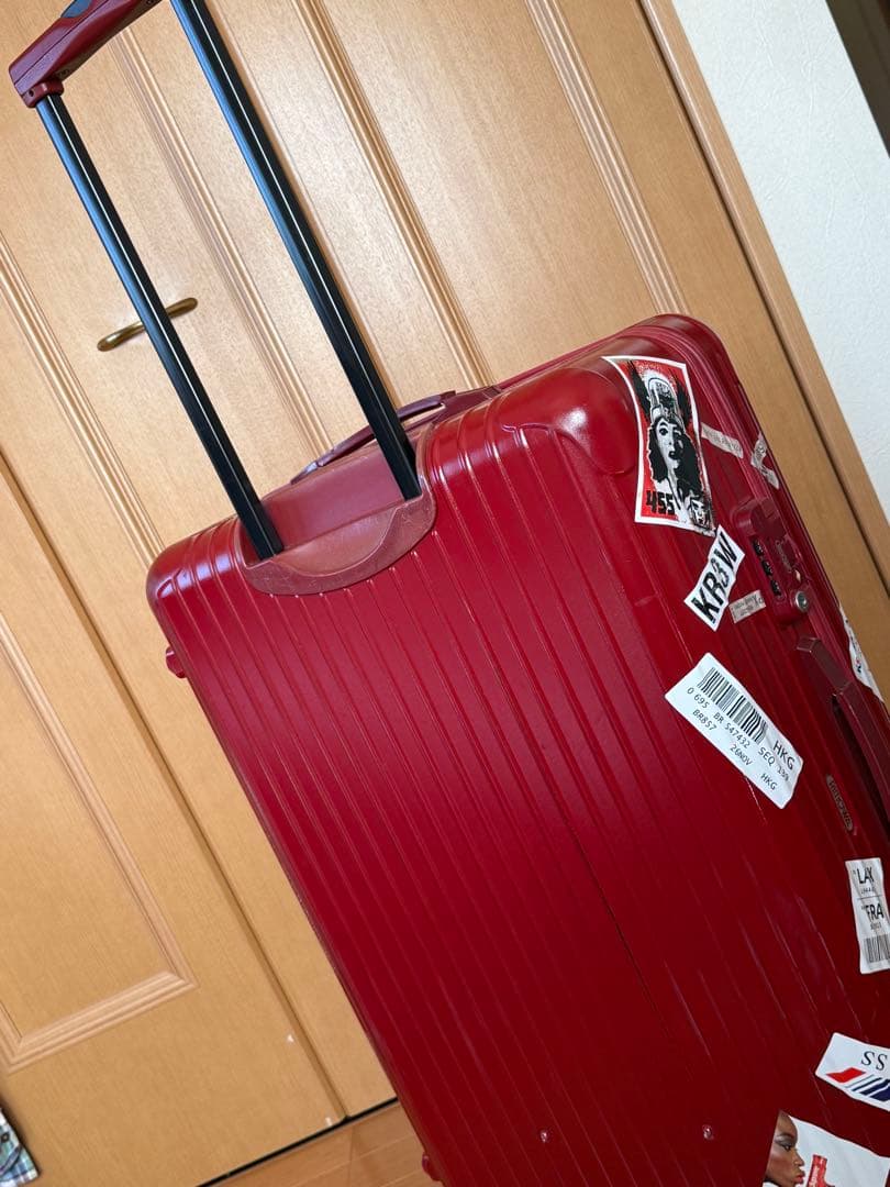 RIMOWAリモワ　サルサ　2輪　レッド 赤　ステッカー　スーツケース