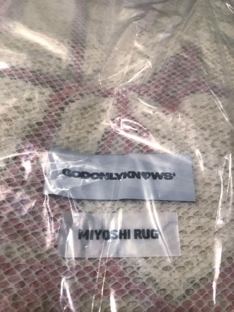 ミュージシャン GOD ONLY KNOWS MIYOSHI RUG