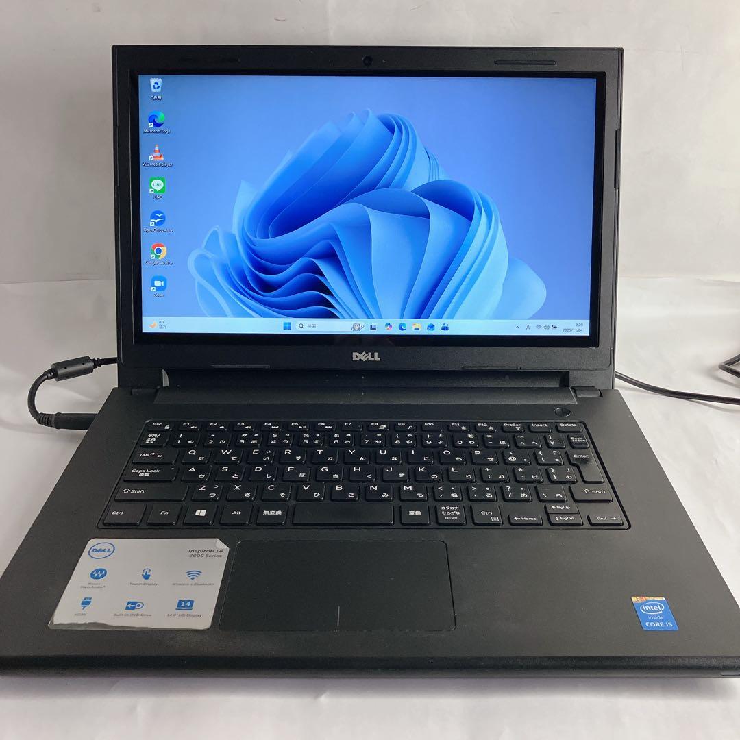 大容量1000GB 8gb　 win11 タッチパネル DELL 14インチ