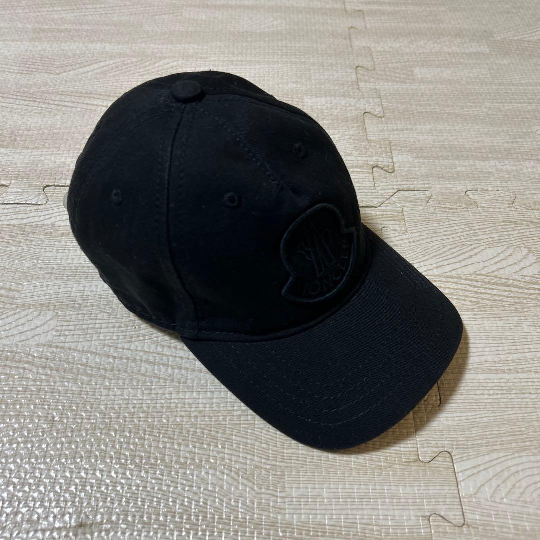 MONCLER キッズキャップ　ブラック　S