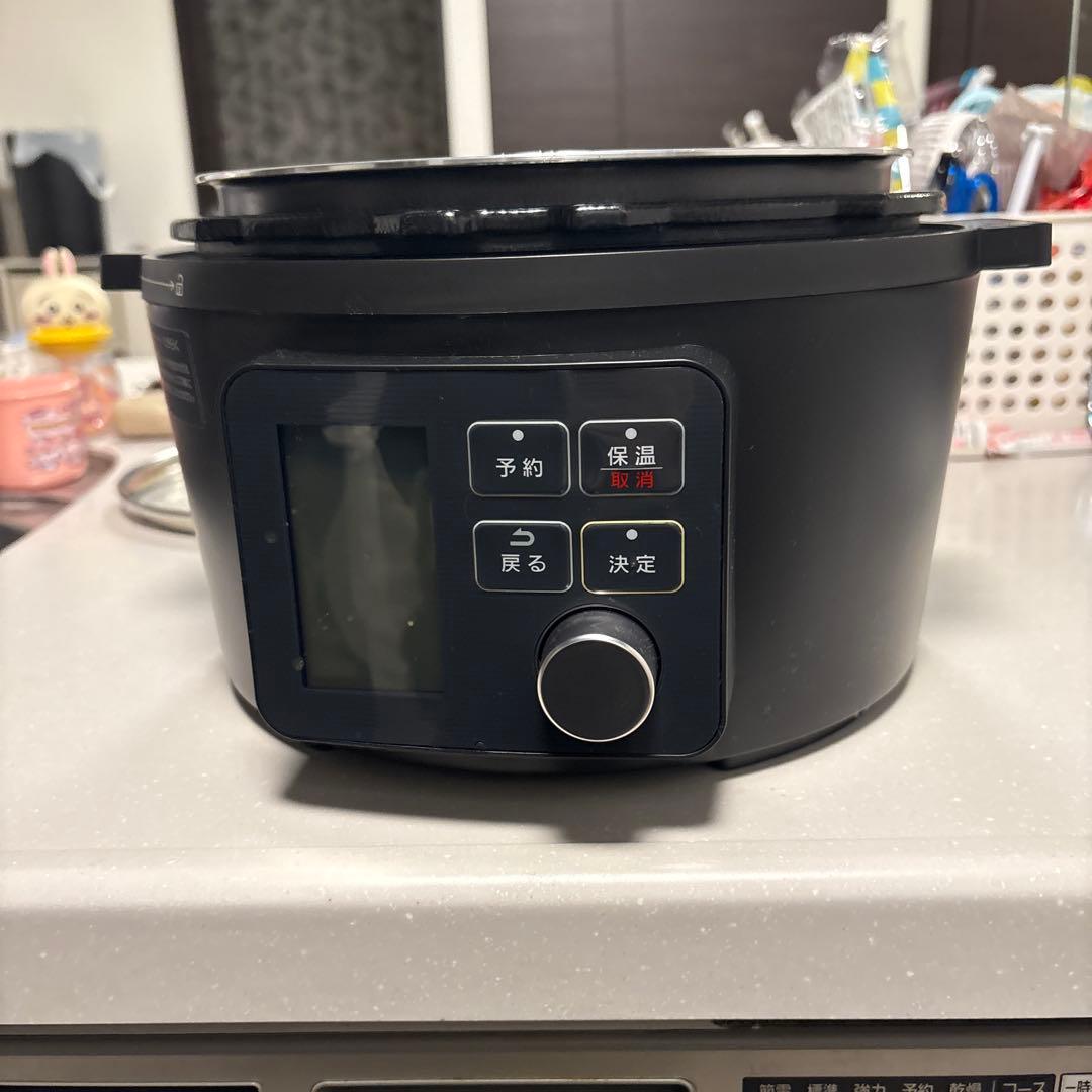 IRIS OHYAMA 電気圧力鍋 PMPC-MA4 6L ブラック