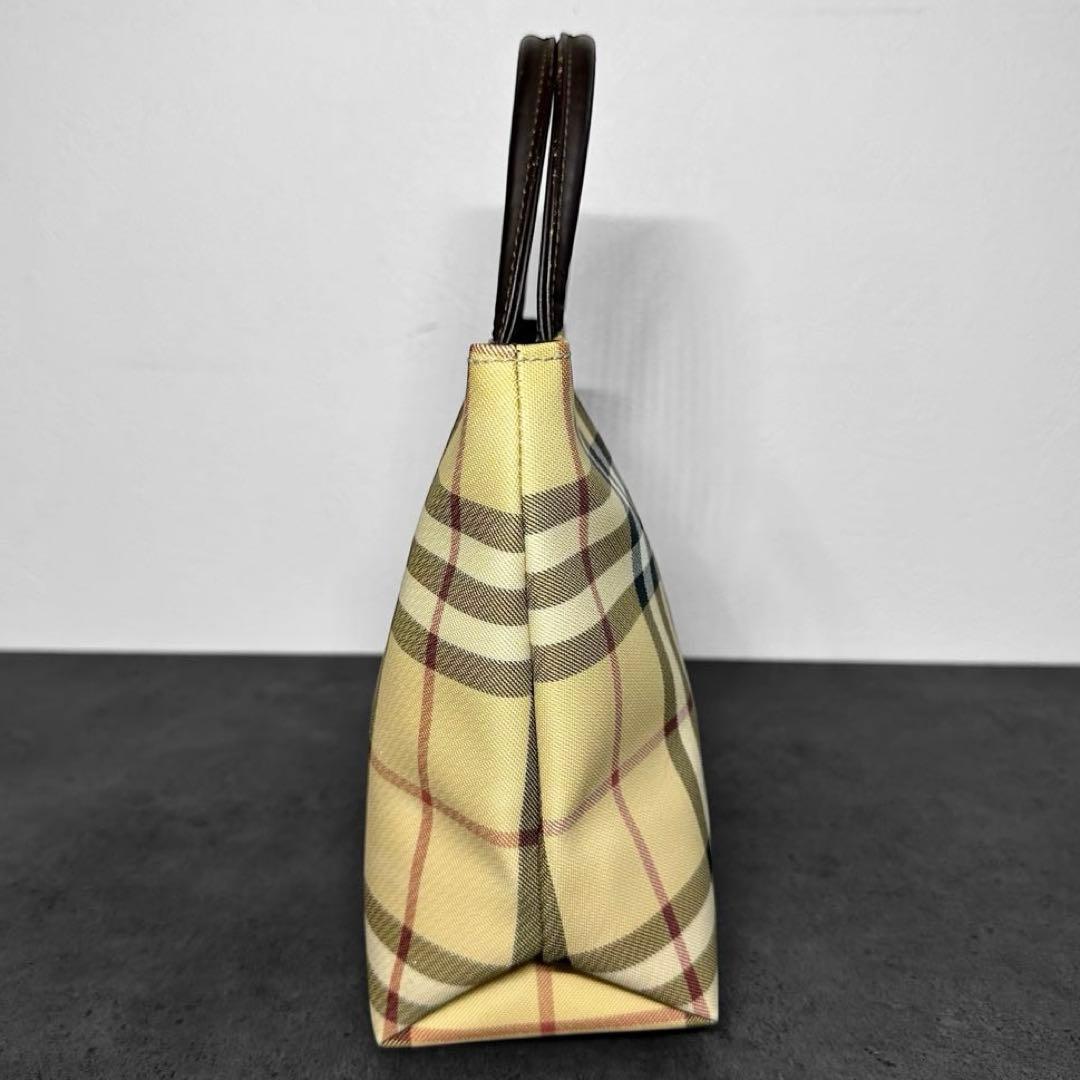 BURBERRY LONDON ノバチェック　ハンドバッグ ロゴプレート