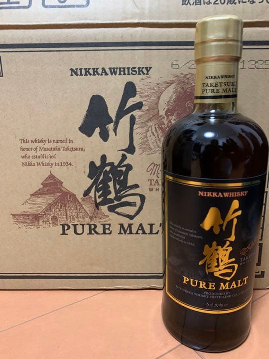Nikka 竹鶴 ピュアモルト ウイスキー 43度 700ml