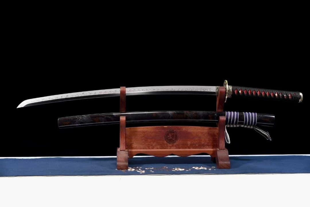 【赤波】古兵器 刀装具 日本刀　模造刀 居合刀 武士道 鑑賞用 美術刀 贈り物