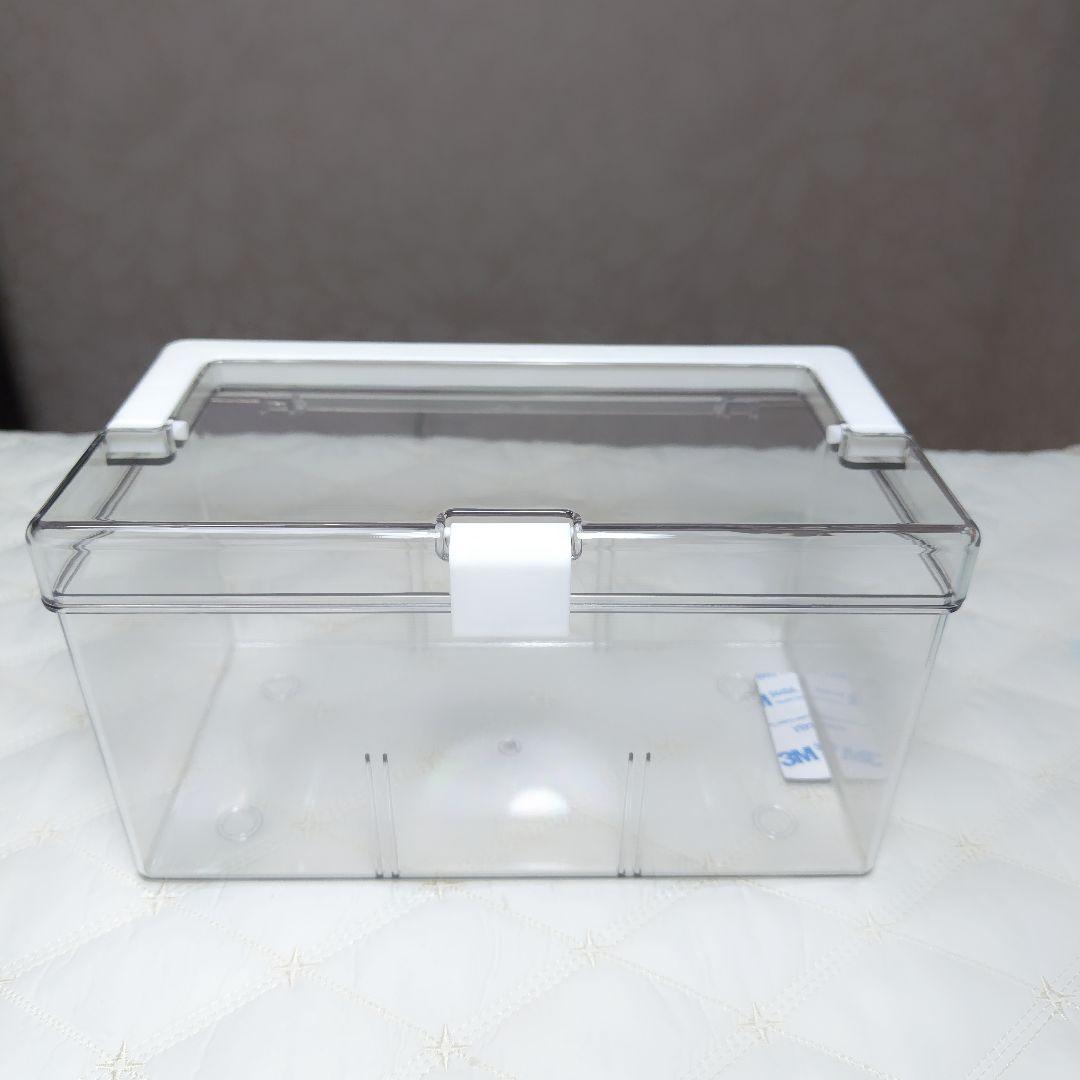 02* カードケース ハンドル付き 透明 トレカ ストレージボックス