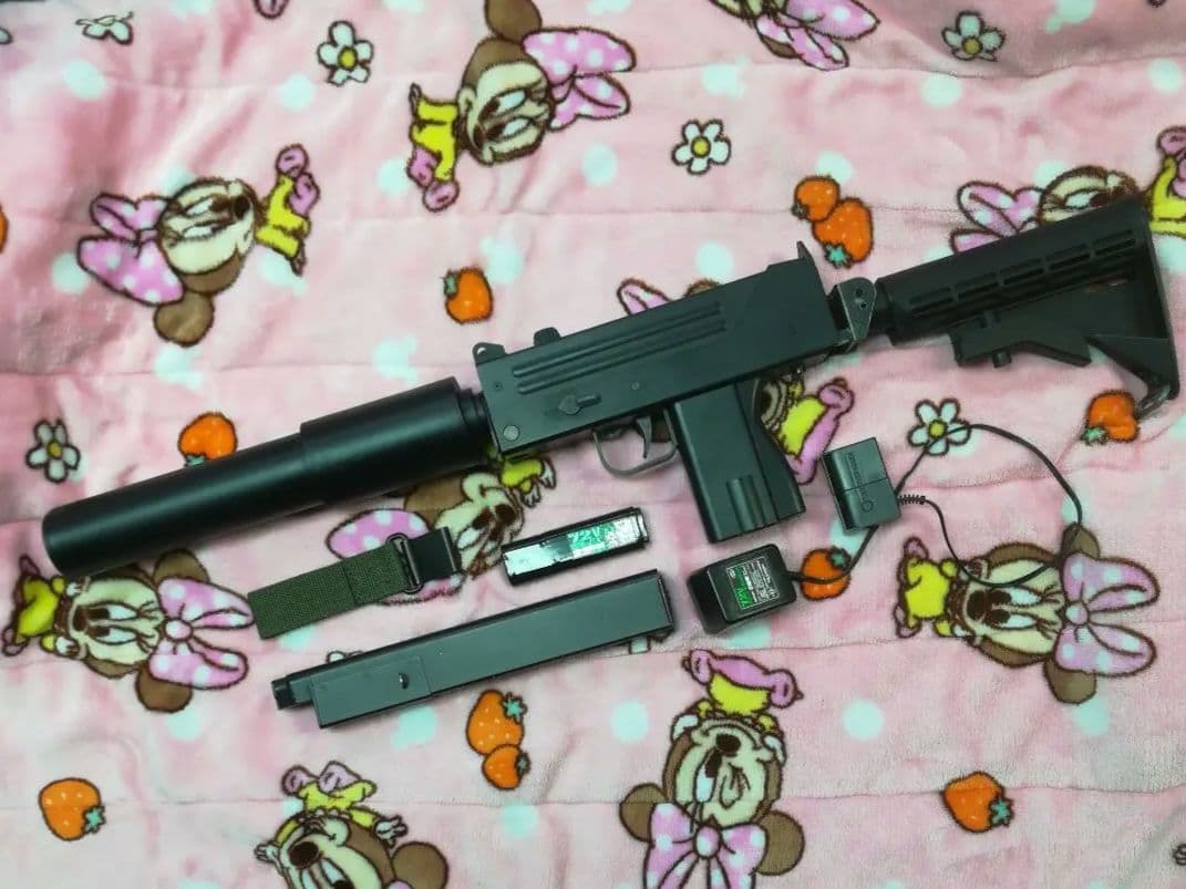 マルイ電動ガンMAC10　ストックカスタム