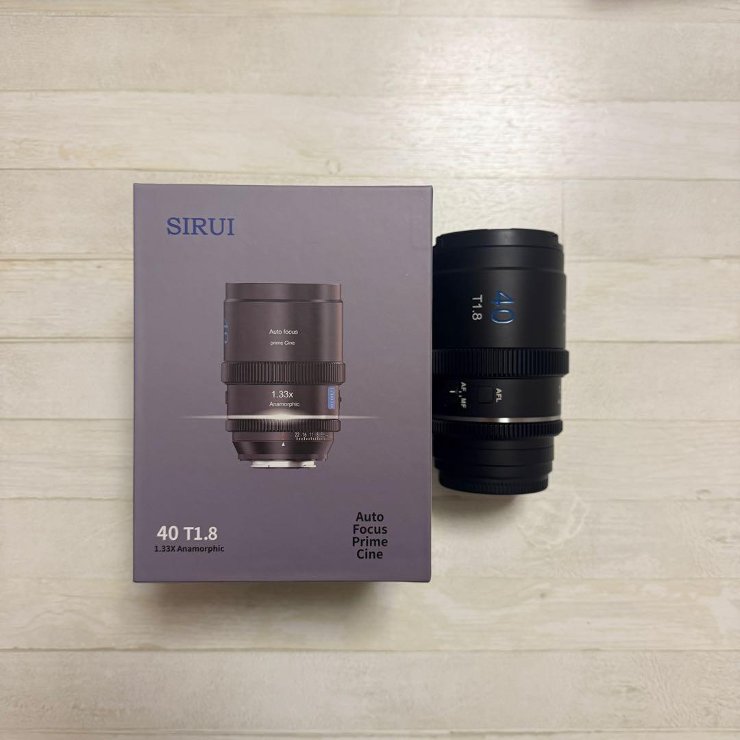 SIRUI 40mm T1.8 1.33X アナモルフィックレンズ Zマウント