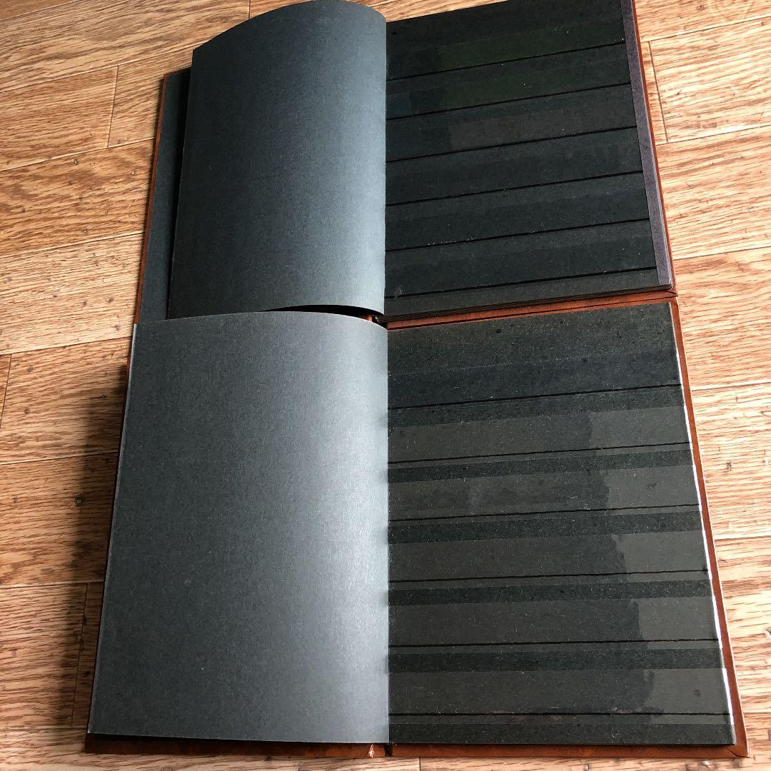ブランド品な切手ストックブック2冊218×160mm各12ページ6段透明シート！