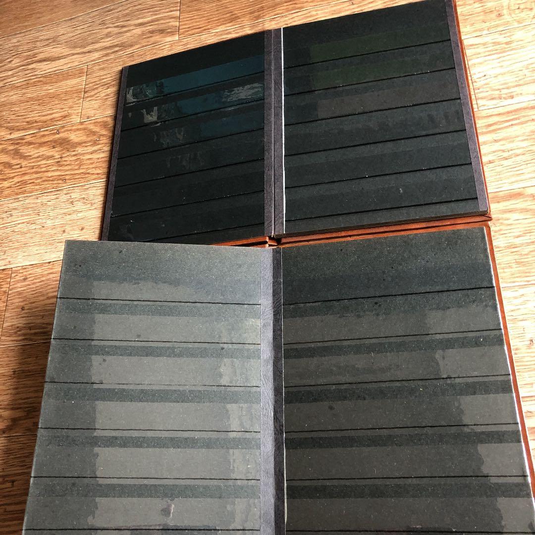 ブランド品な切手ストックブック2冊218×160mm各12ページ6段透明シート！