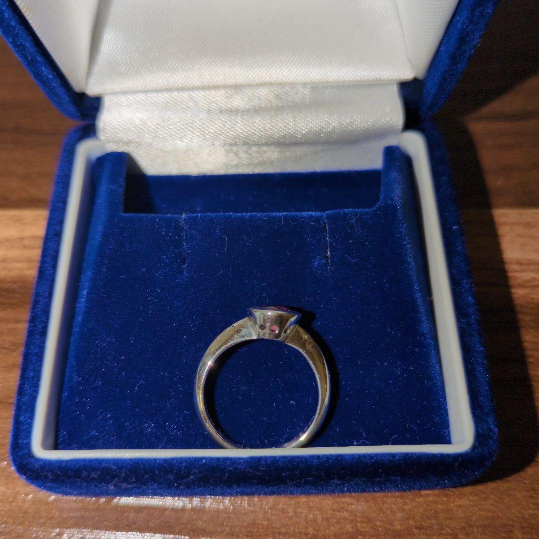 ぴ*の様 プラチナリング　ピンク石