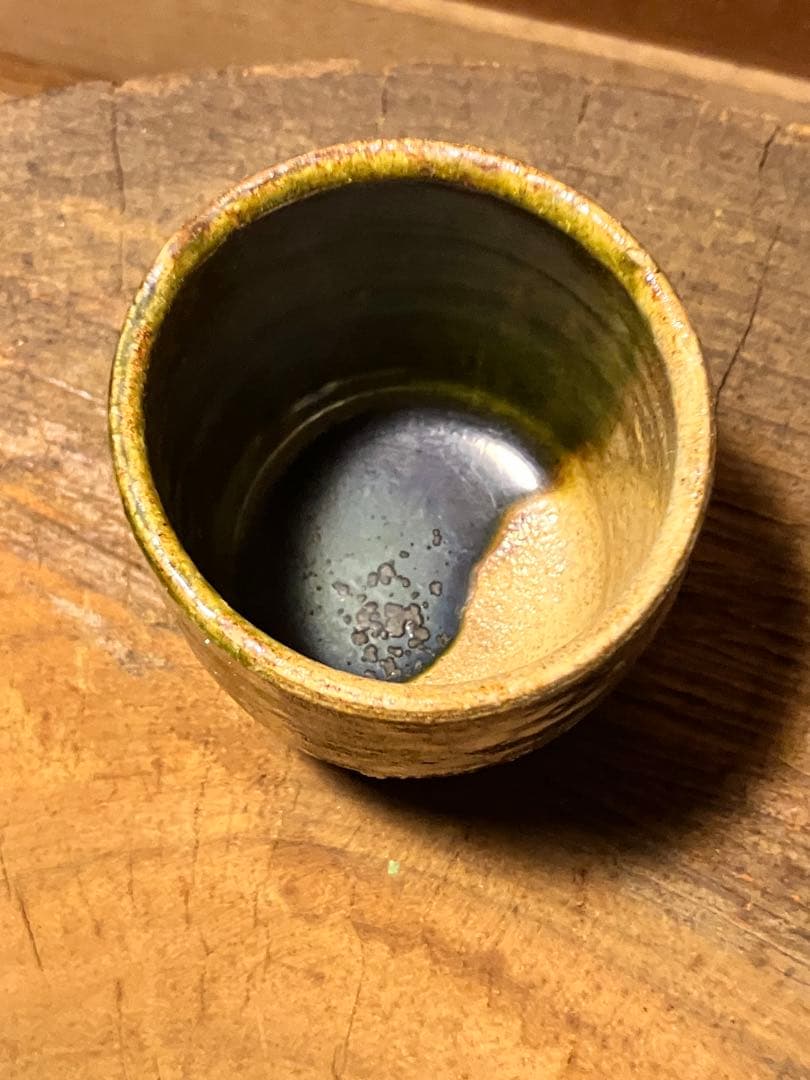 織部　絵付　美濃　湯呑み