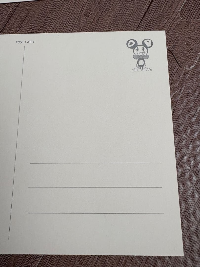 村上隆サイン入り　DOB ポストカード