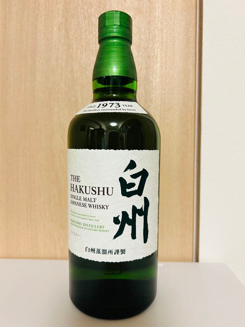【新品未開封】白州 シングルモルトウイスキー 700ml 43度 箱無し