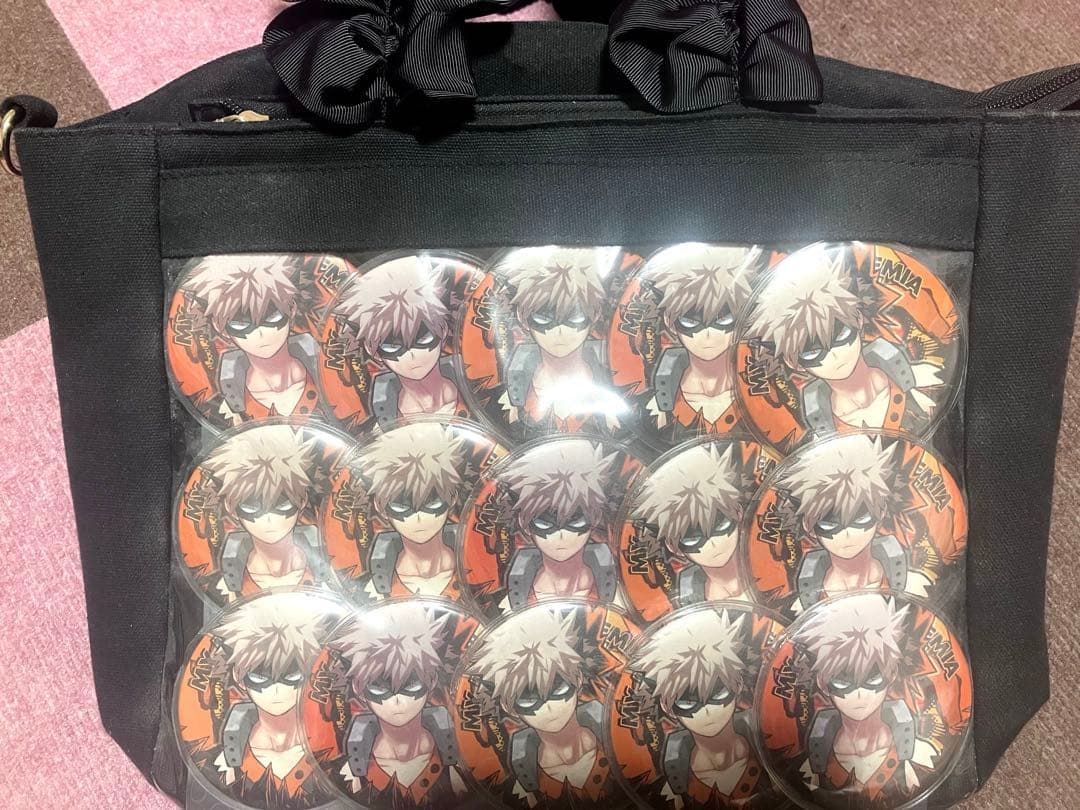 【値下げ中】僕のヒーローアカデミア 爆豪勝己缶バッジ ヒロアカ かっちゃん