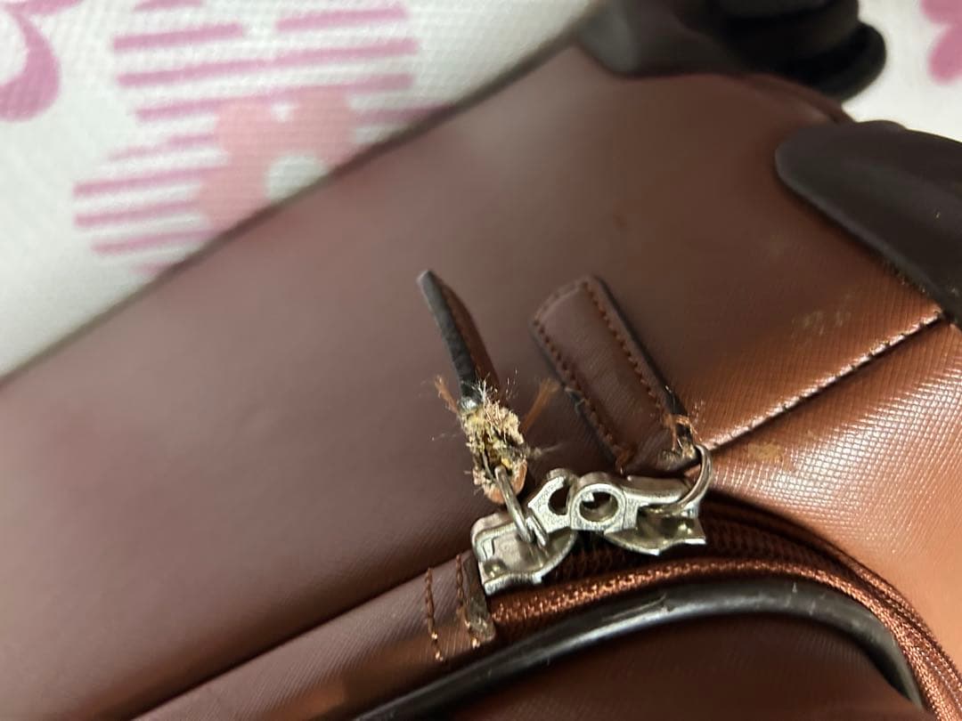 COACH ブラウン レザーキャリーケース