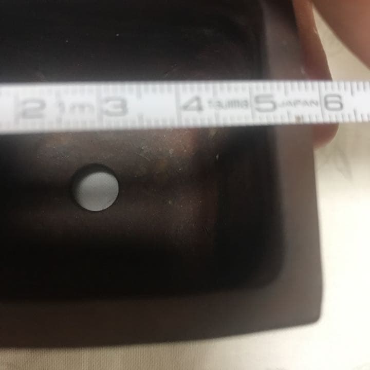 盆栽鉢　時代常滑泥珠釘彫絵付け手作り手捻りミニ盆栽鉢正方鉢山野草植木鉢インテリア