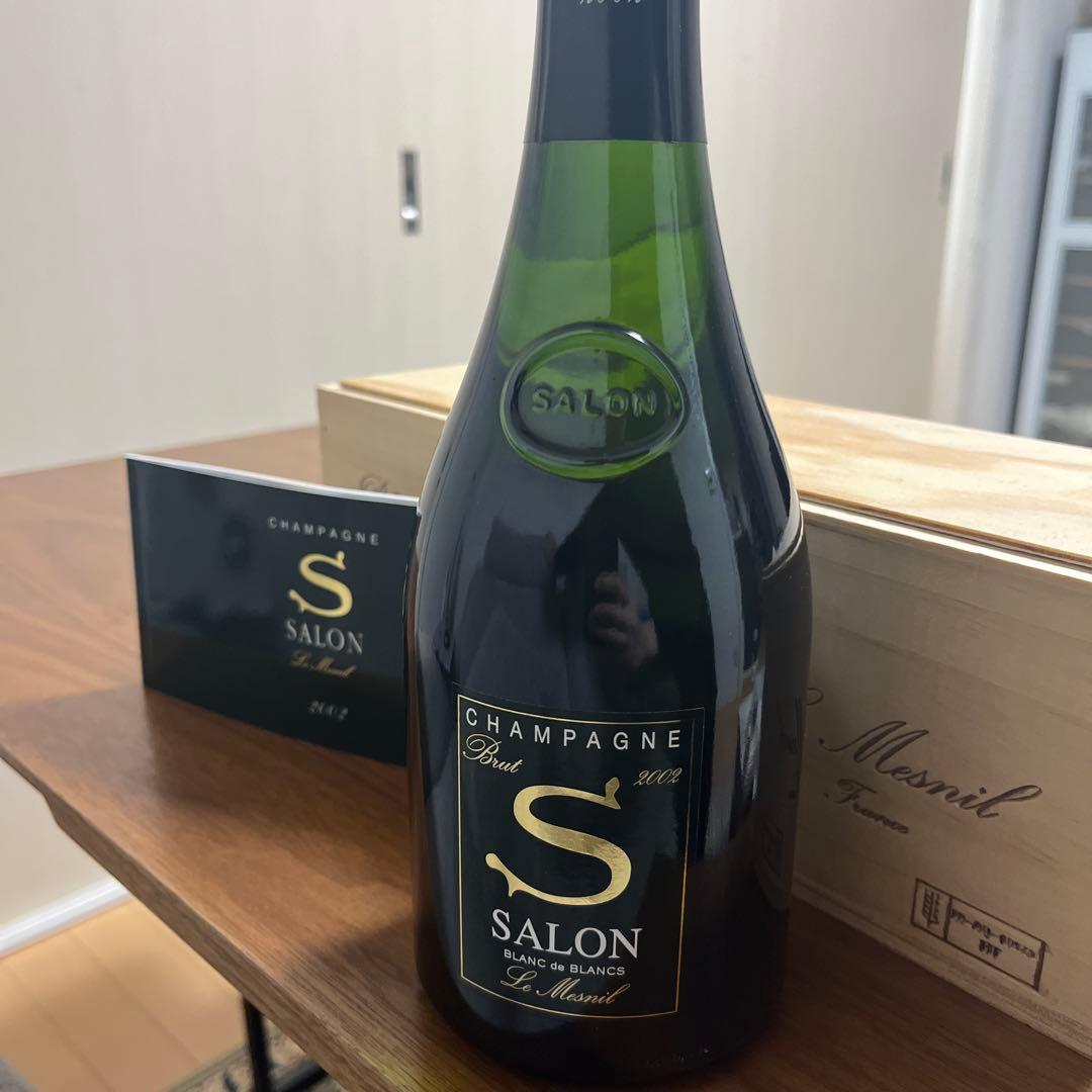 【木箱付】SALON シャンパン 2002年 ブラン・ド・ブラン 750ml