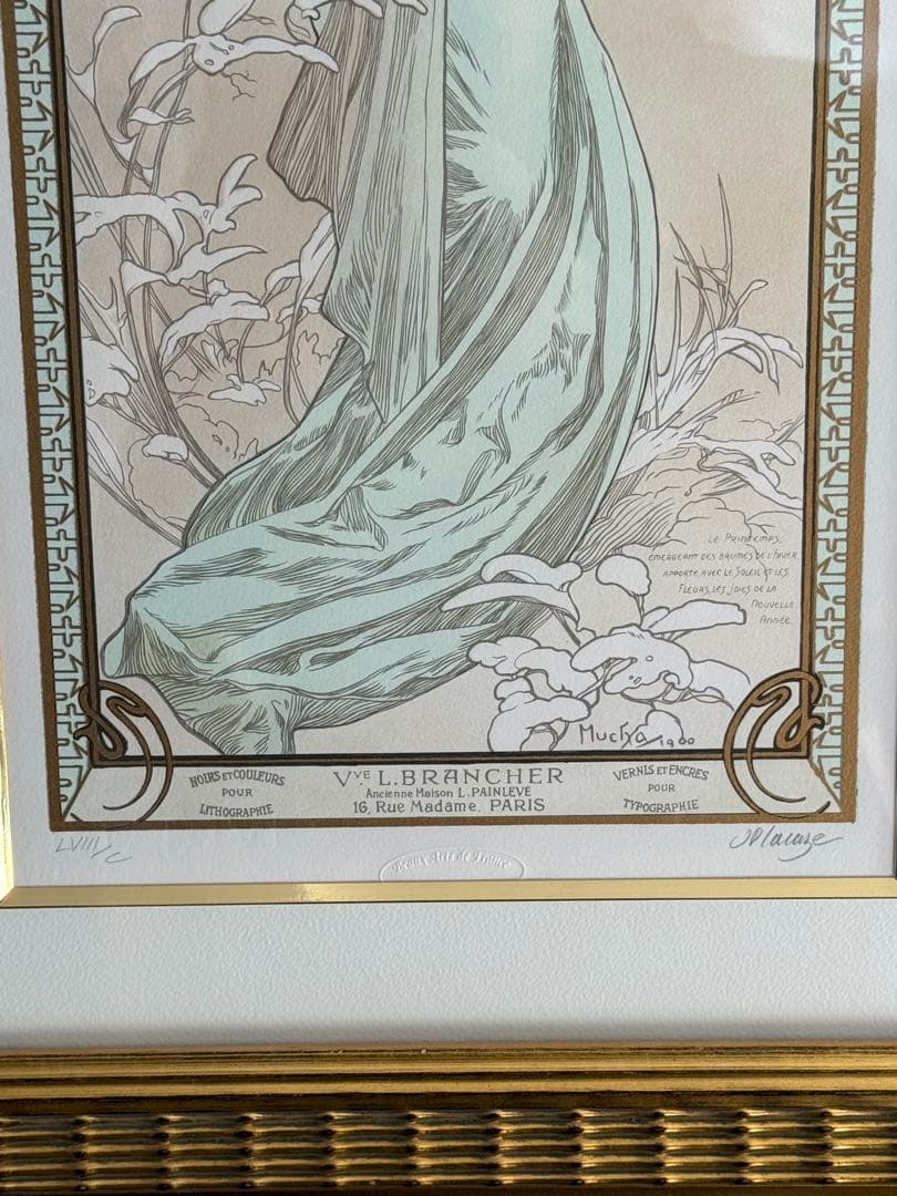 Alphonse Mucha 【四季】フルセット